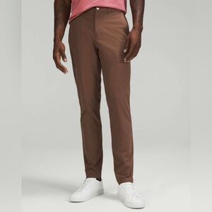 Lululemon Commission Slim-Fit Pant Warpstreme Dark Mocha M5AF2S Size 34x30